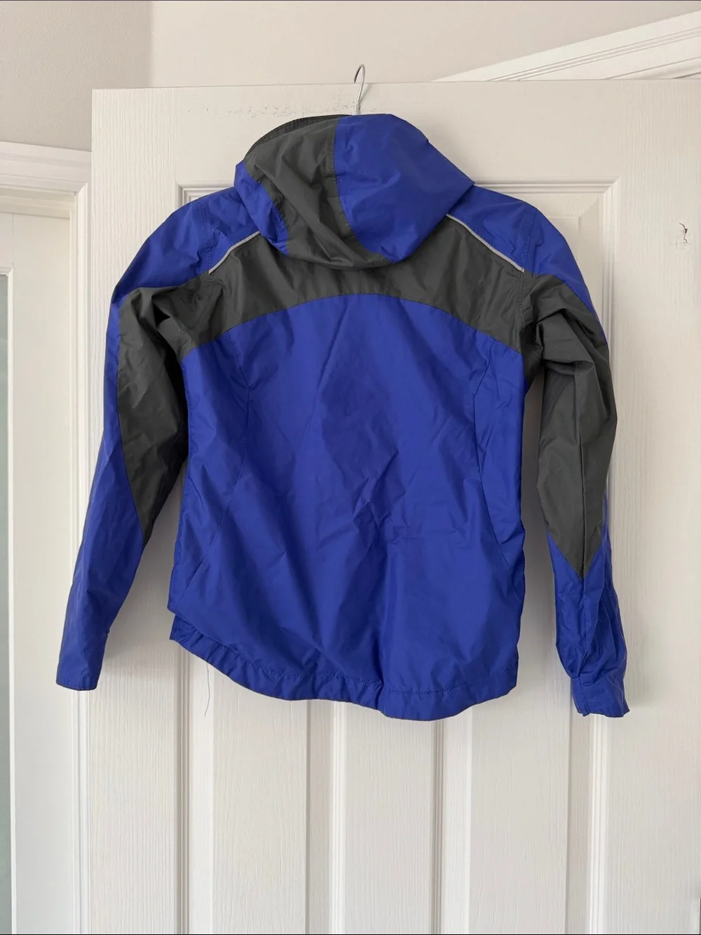 Columbia Kids Blue and Gray Hooded Jacket